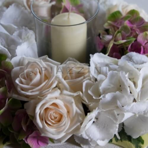 Centrotavola con candela