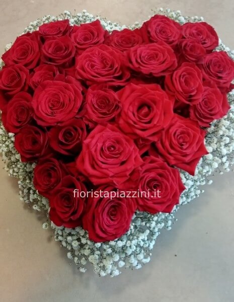 Cuore rose rosse