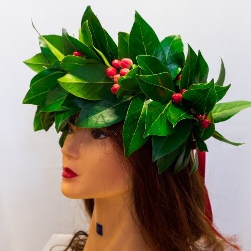 Coroncina di alloro e bacche per laurea